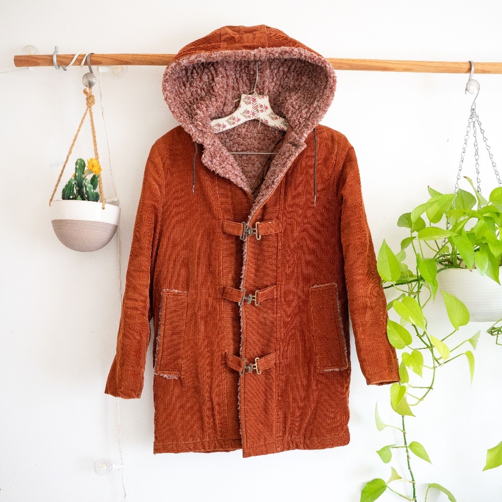 VINTAGE Corduroy Buckle Jacket